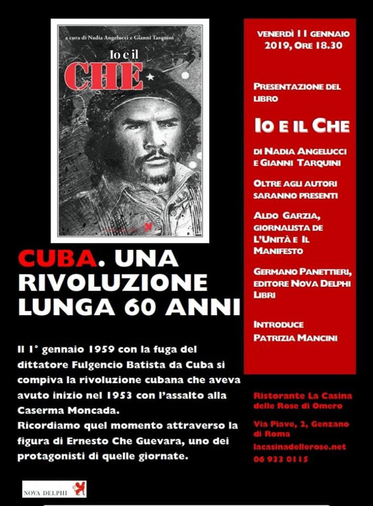 "Io e il Che", a Genzano la presentazione del libro su Guevara e la rivoluzione cubana - 