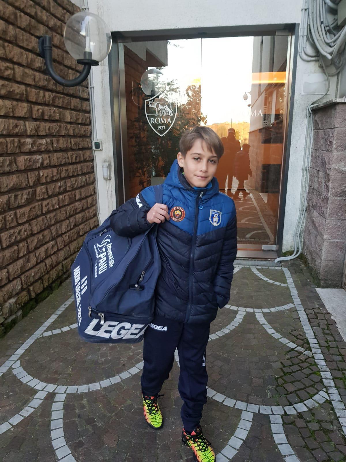 Una giornata a Trigoria per Francesco Spanu dell'Anzio Calcio - 