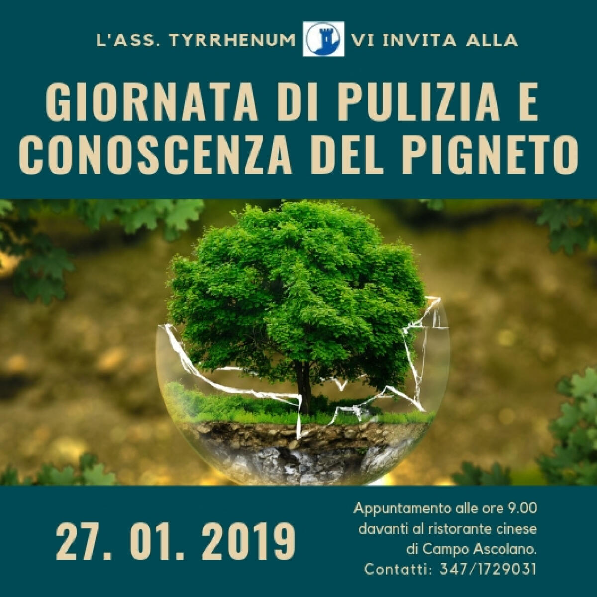 Questa domenica giornata di pulizia e conoscenza del Pigneto, a Pomezia. - 