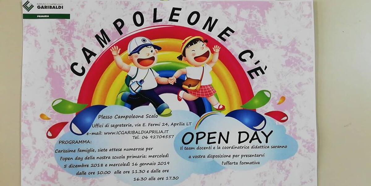 Open Day alla scuola primaria di Campoleone scalo - 