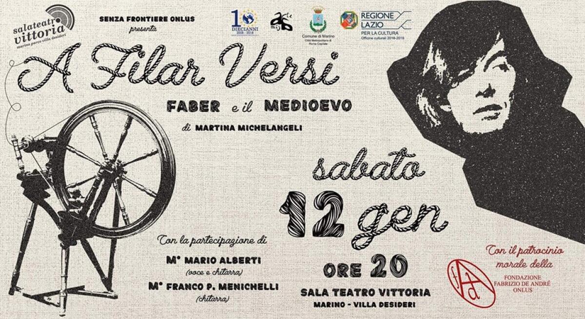 Faber e il Medioevo, a Marino l'omaggio a De Andrè - 