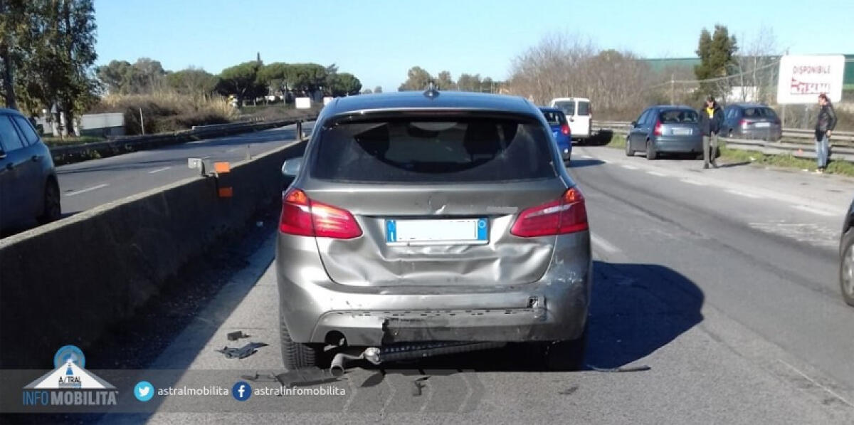 Mattinata di disagi sulla Pontina per due incidenti, a Pomezia ed Aprilia. - 
