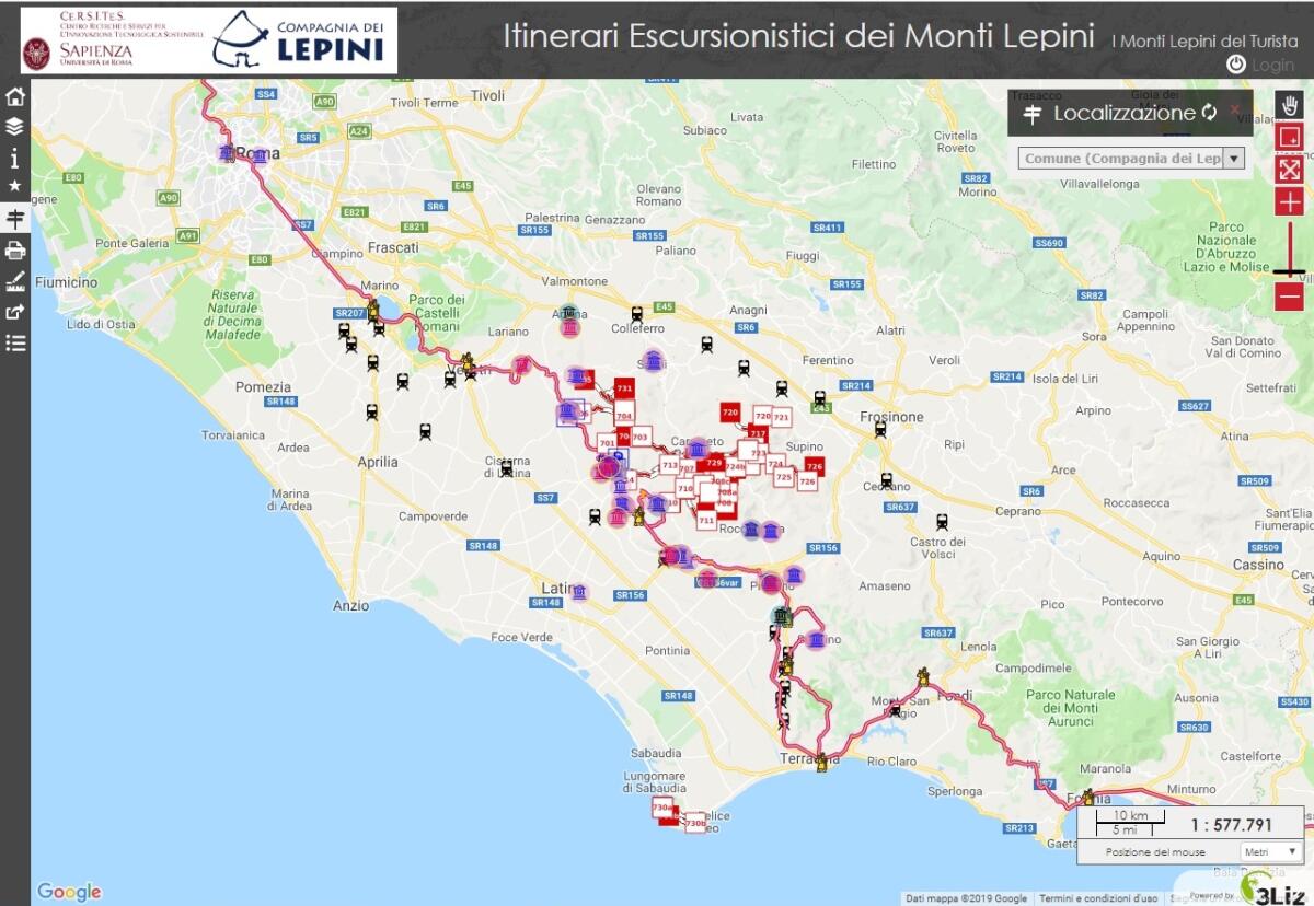Web-Gis dei Monti Lepini, la cartografia numerica  è quasi pronta - 