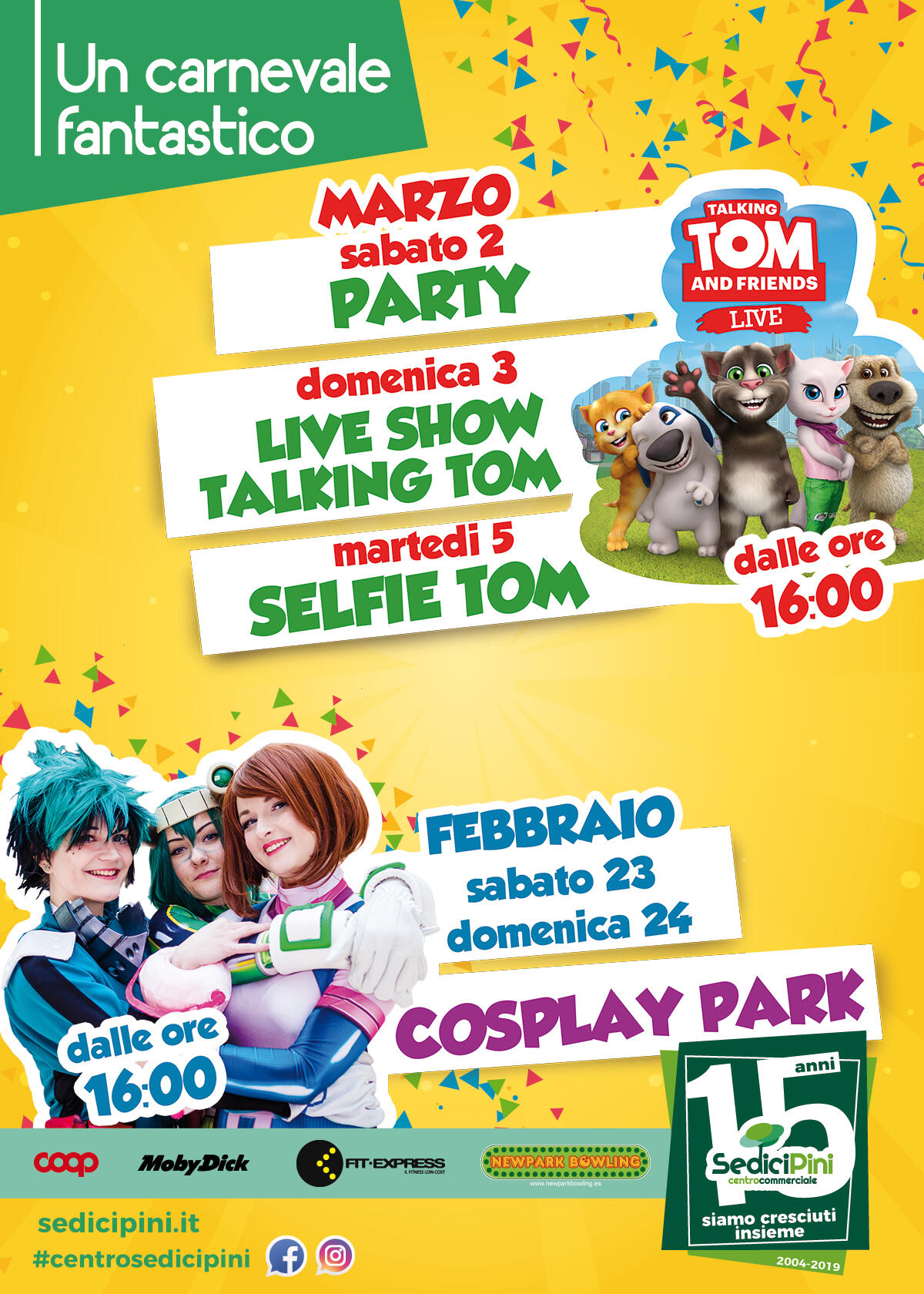 Un "Carnevale Fantastico" al centro commerciale Sedici Pini di Pomezia! - 