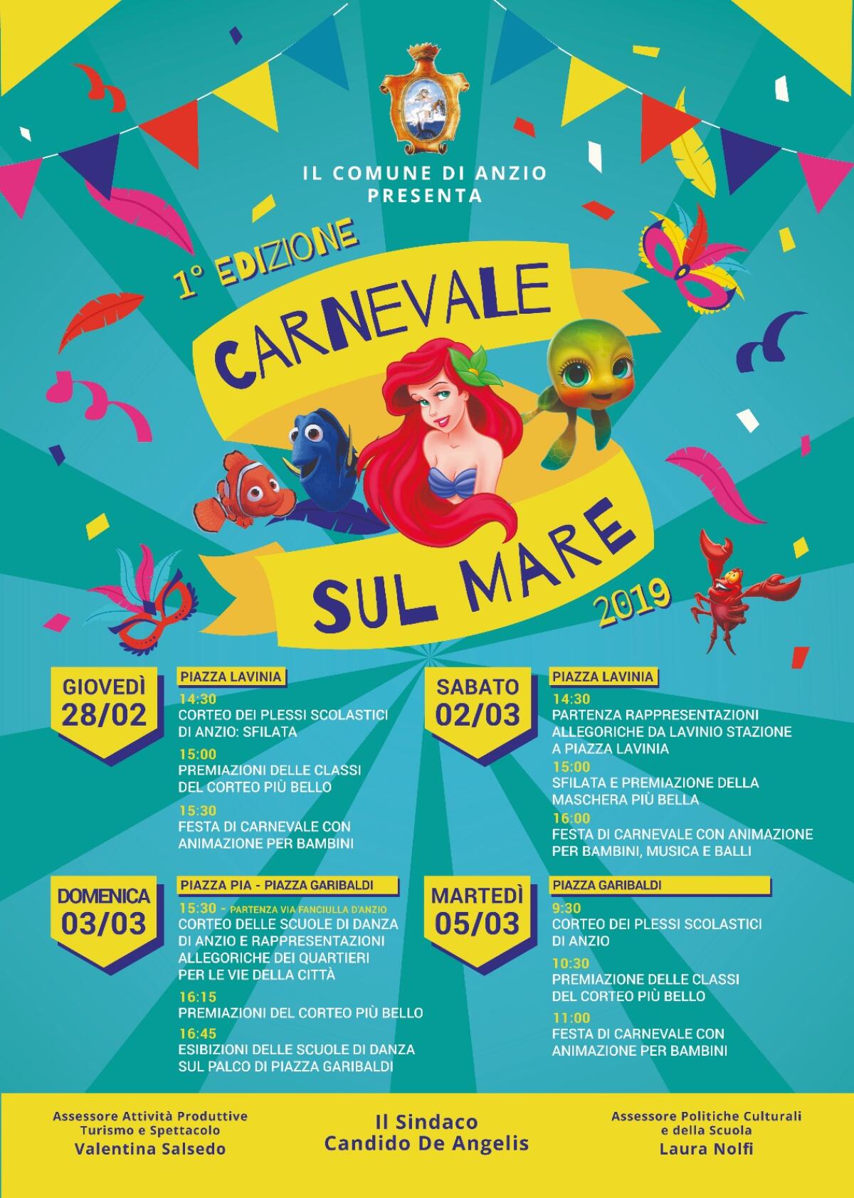 Carnevale sul Mare, ad Anzio tanti eventi - 