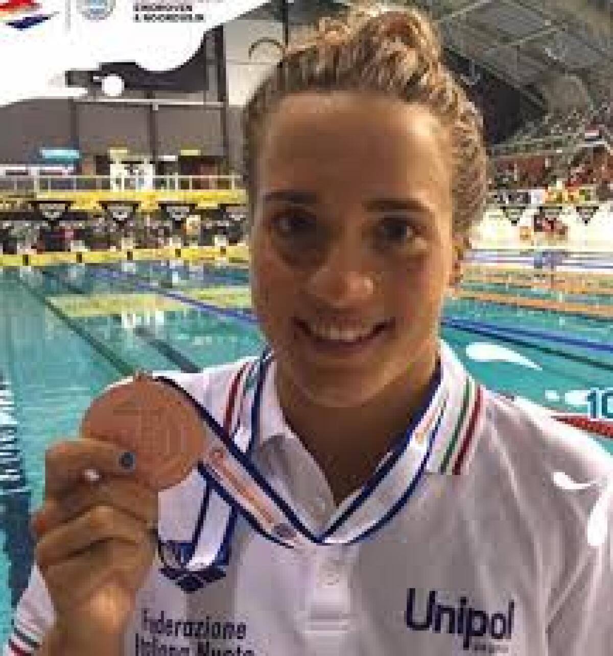 ANZIO - Federica Volpini vince 4 ori ai Campionati Italiani di Salvamento a Riccione. - 