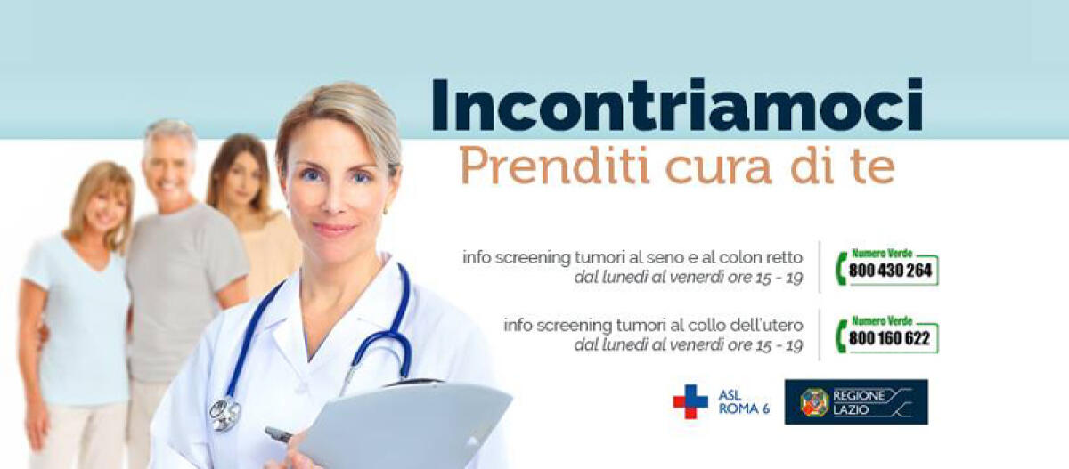 Screening oncologico della Asl Roma 6: nuove tappe a Nemi, Genzano e Ardea. - 