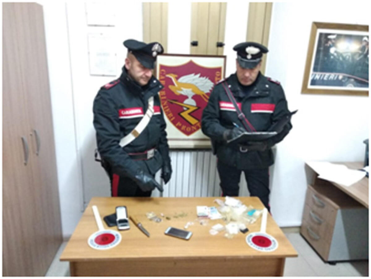 Cocaina, hashish e marijuana in auto, denunciato 28enne di Latina - 