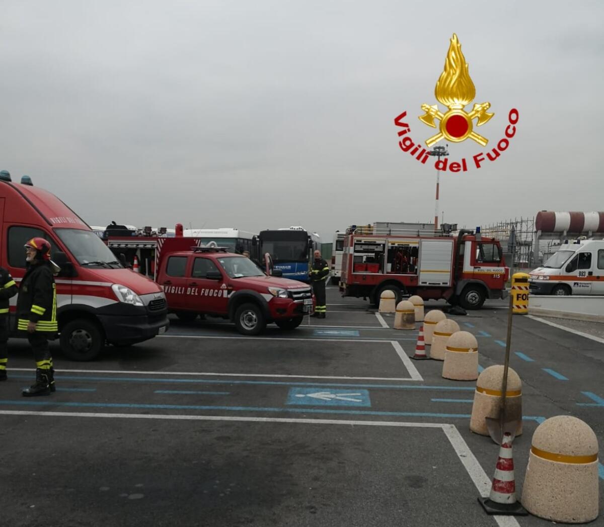 Fumo da un’intercapedine: evacuato l’aeroporto di Ciampino. - 