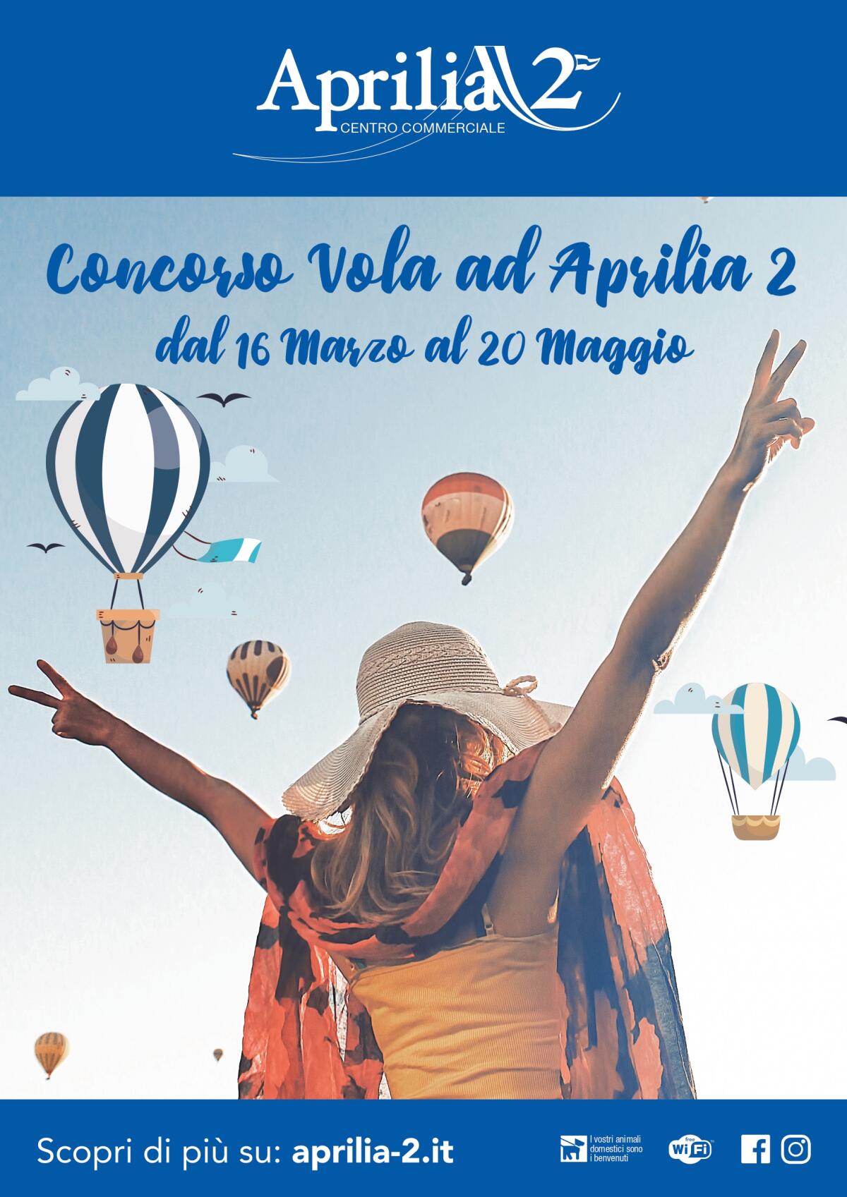 Sino al prossimo 20 maggio il concorso “Vola ad Aprilia2”: in palio, ogni giorno, tantissimi premi! - 