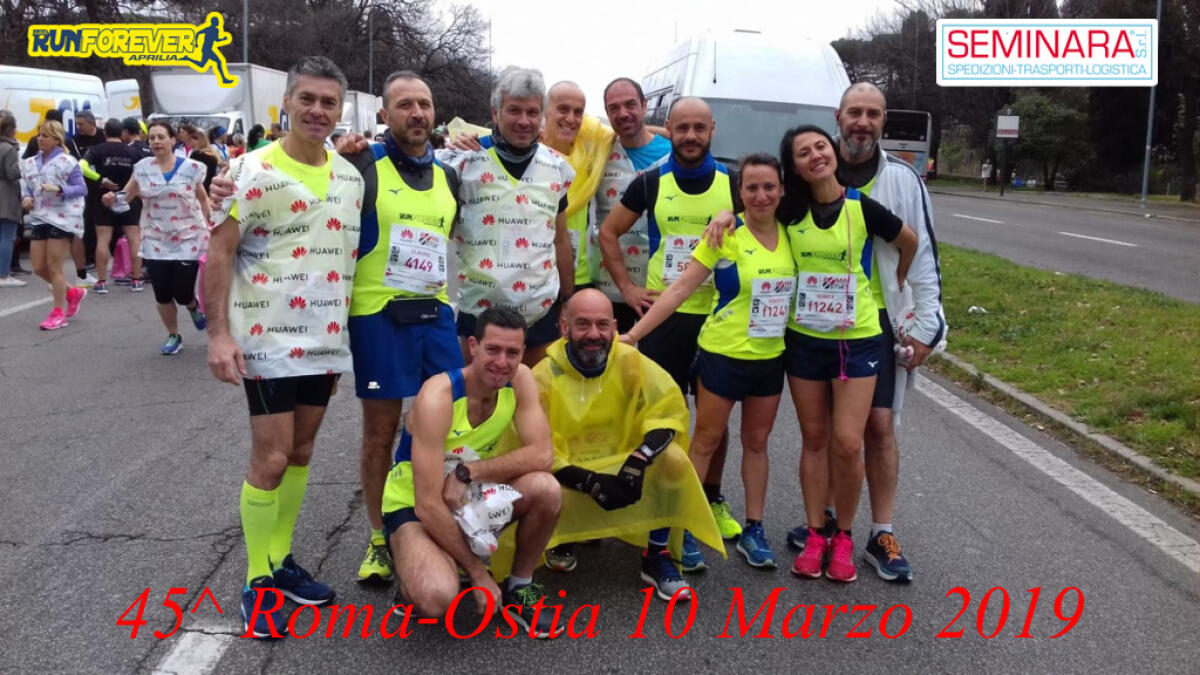 Roma-Ostia, presenti 16 atleti della Runforever di Aprilia - 