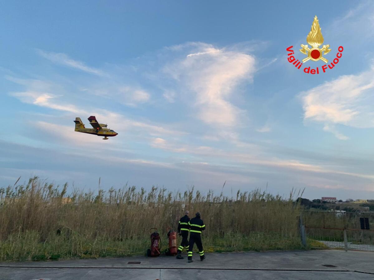 5mila metri quadri di macchia mediterranea in fumo sull’isola di Ventotene. - 