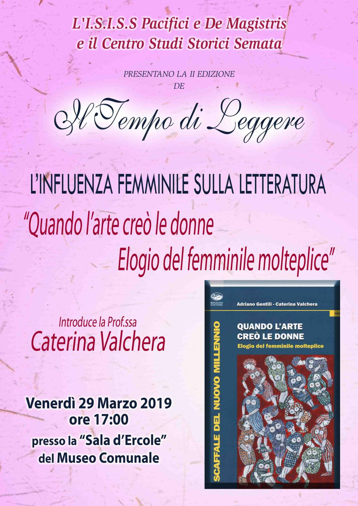 Questo venerdì a Sezze nuovo appuntamento del progetto lettura “L’influenza delle donne sulla letteratura e sull’arte”. - 