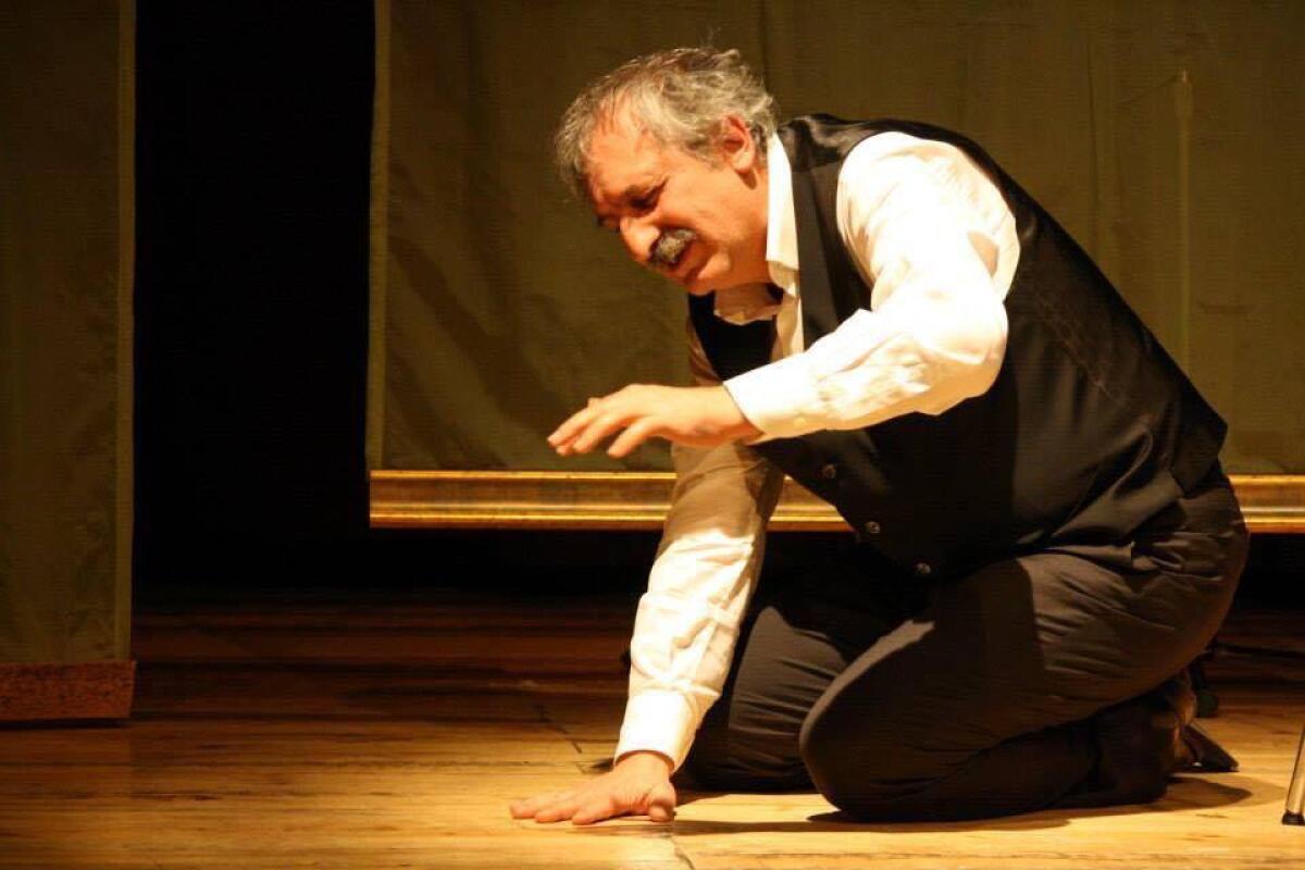 A Latina in scena "Sipario", monologo di Orazio Mercuri - 