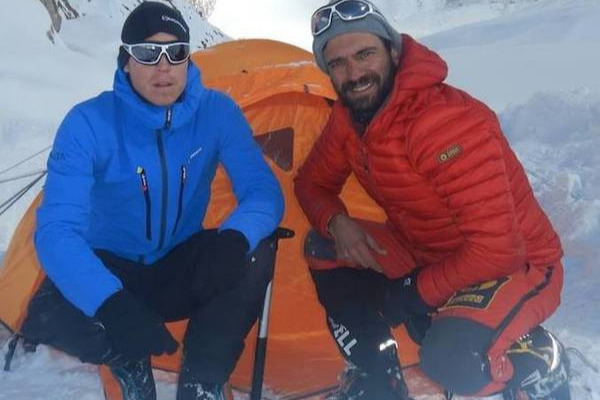 Daniele Nardi (a destra) assieme a Tom Ballard