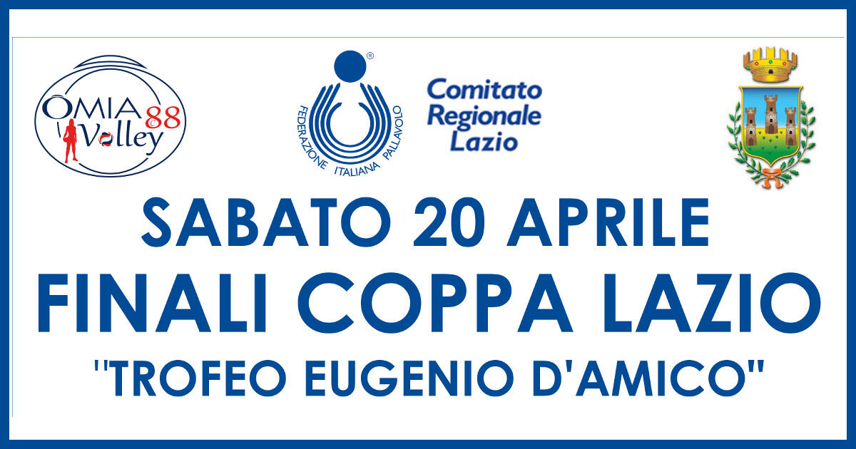 Volley: Cisterna questo fine settimana accoglie le finali di Coppa Lazio di serie C e D. - 