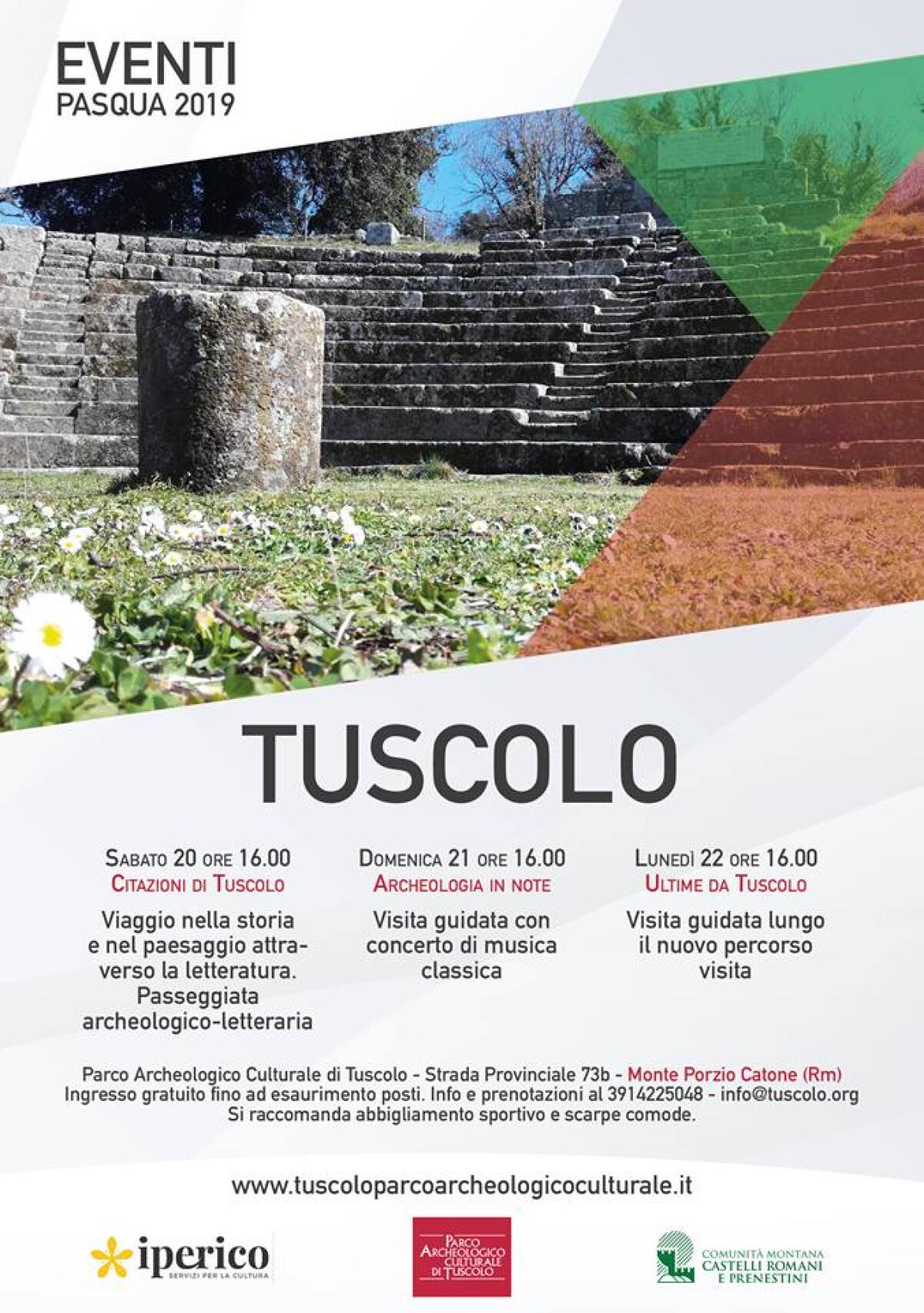 Fine settimana di Pasqua al Tuscolo, con  visite guidate e passeggiate all’aria aperta. - 