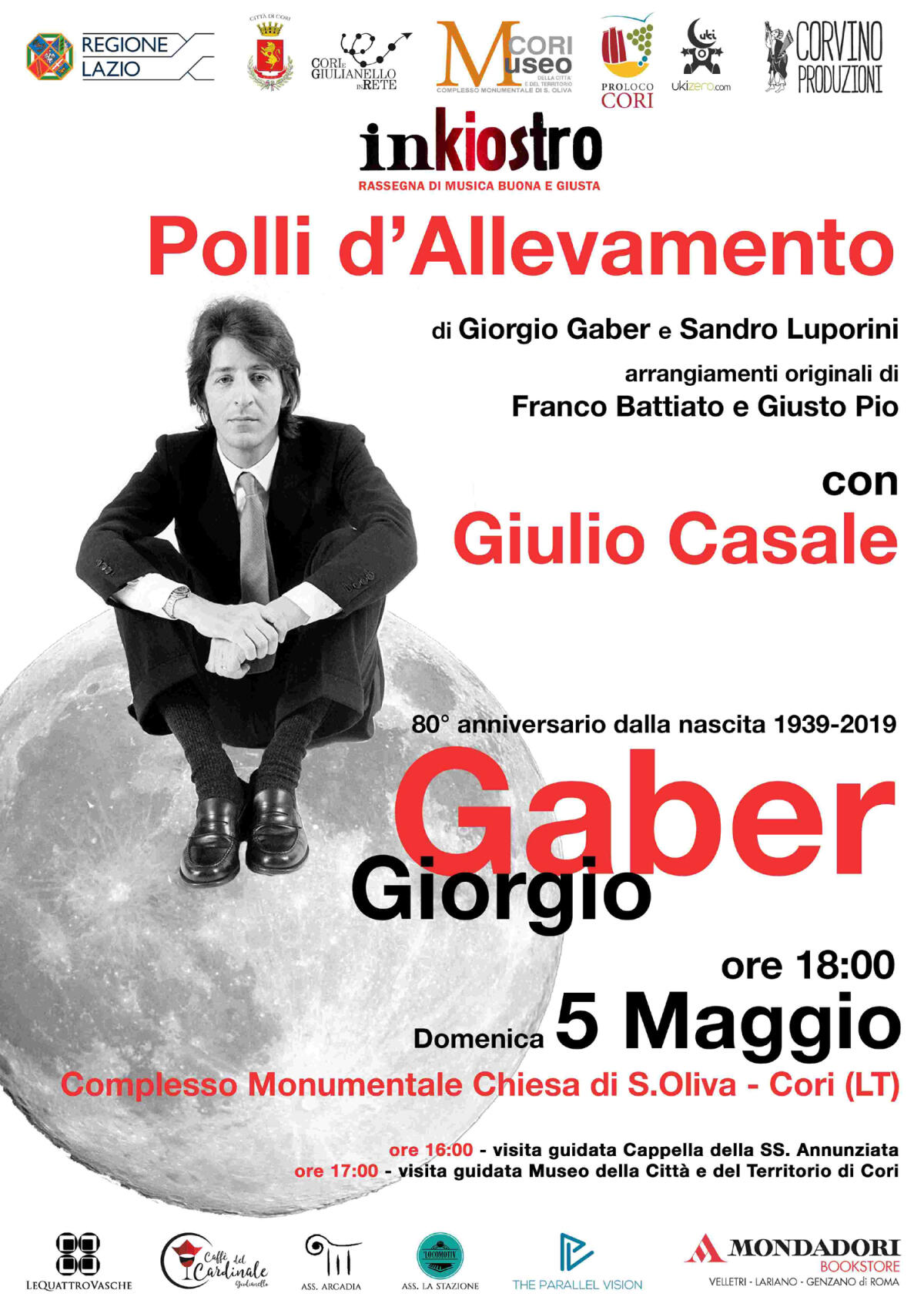 A Cori lo spettacolo "Polli d'allevamento" di Gaber - 