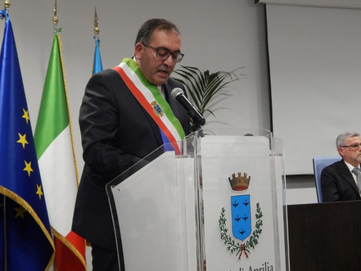 Festa della Liberazione e 83simo Anniversario dalla Fondazione di Aprilia: il discorso del Sindaco Terra. - 