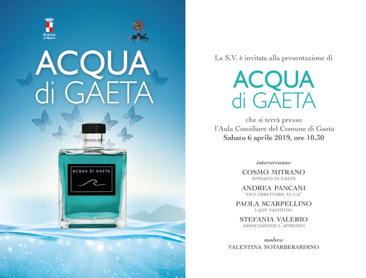Nasce la fragranza “Acqua di Gaeta”: questo sabato la presentazione. - 