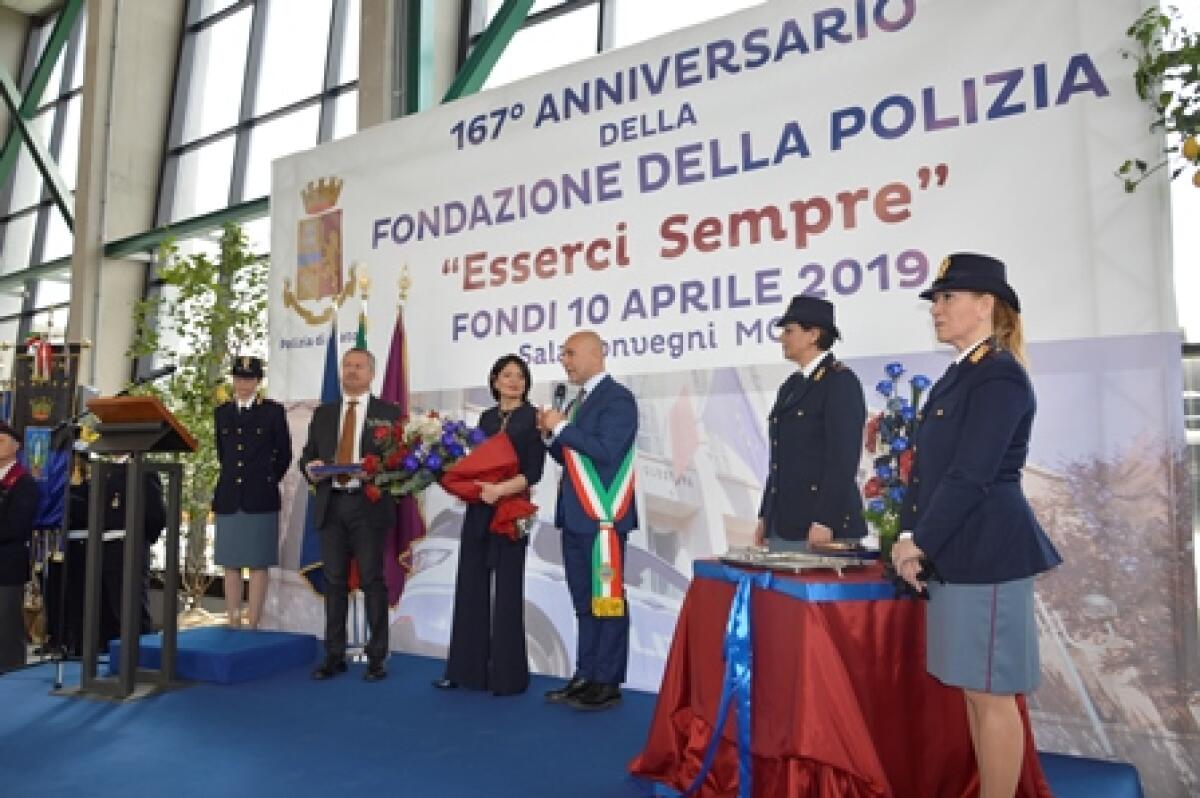 167° anniversario della fondazione della Polizia di Stato: la cerimonia tra Latina ed il Mof di Fondi. - 