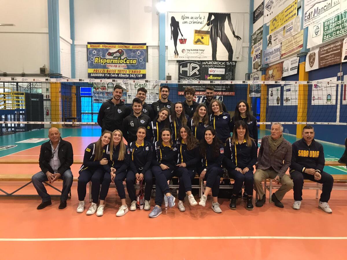 Pallavolo femminile serie C: Sabaudia  supera il Marconi Stella. - 