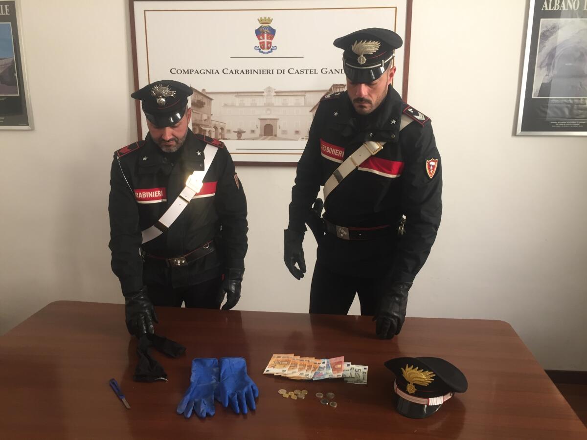 Rapina 500 euro in un supermercato a Cecchina: i Carabinieri arrestano un 17enne. - 