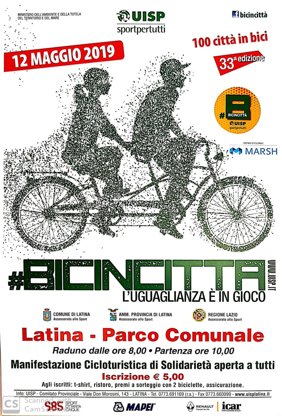 Questa domenica torna a Latina la festa di “Bicincittà” per l’ambiente e le strade sicure. - 