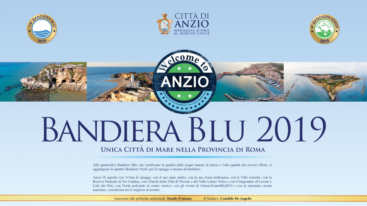 ANZIO - Dal primo giugno, con le ordinanze del Sindaco De Angelis,  le spiagge saranno plastic-free e no-smoke. - 