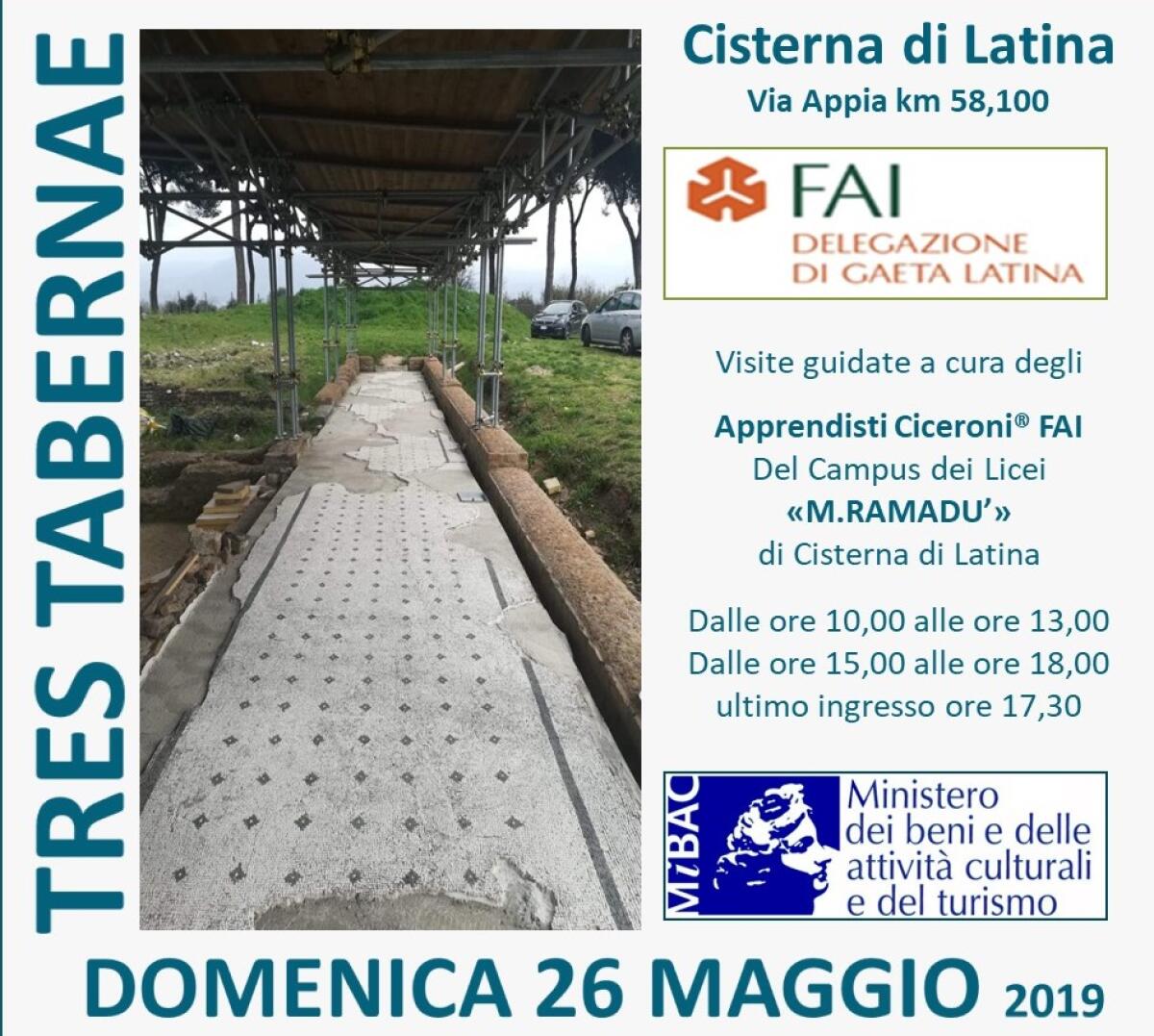 Tres Tabernae, ecco le aperture straordinarie - 