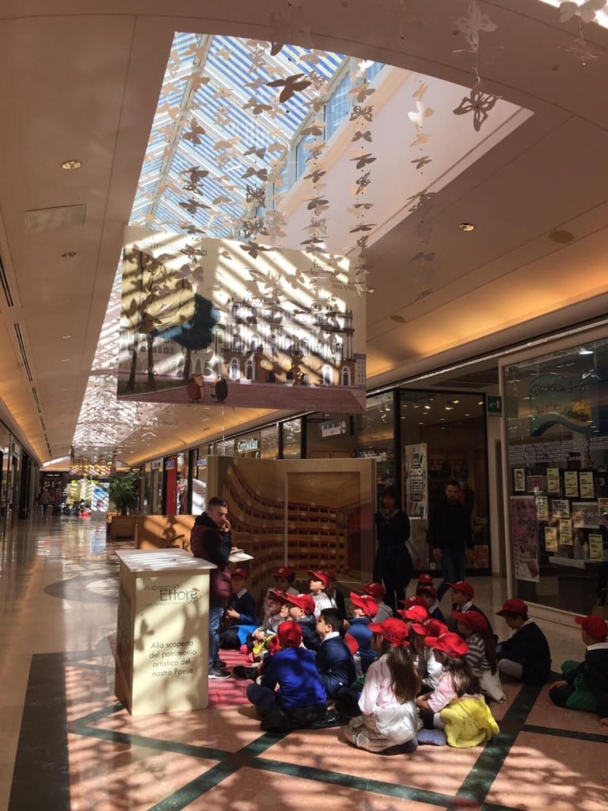 750 bimbi "A spasso con Ettore" nella galleria di Aprilia 2 - 