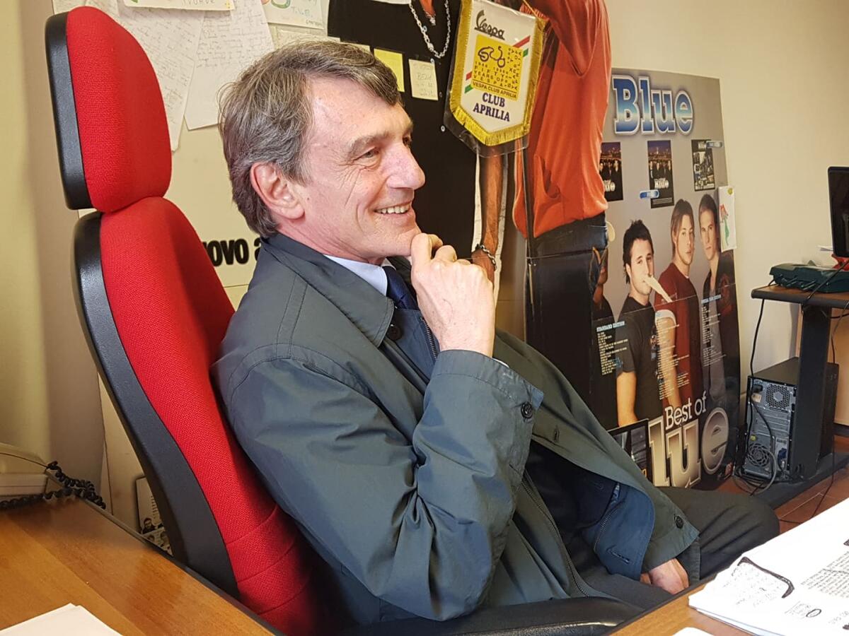 Media locali e difesa di diritto d'autore, l'europarlamentare David Sassoli ad Aprilia - 