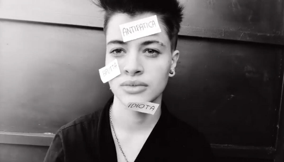 DigiContest #NoCyberbullismo: la studentessa apriliana Gaia Chiodi terza finalista con il video “Amica Forza”. - 