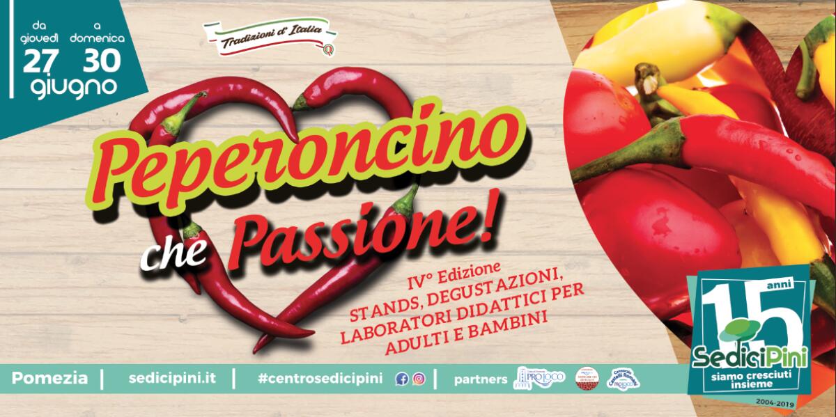 Al Centro Commerciale Sedici Pini la quarta edizione di "Peperoncino che Passione" - 