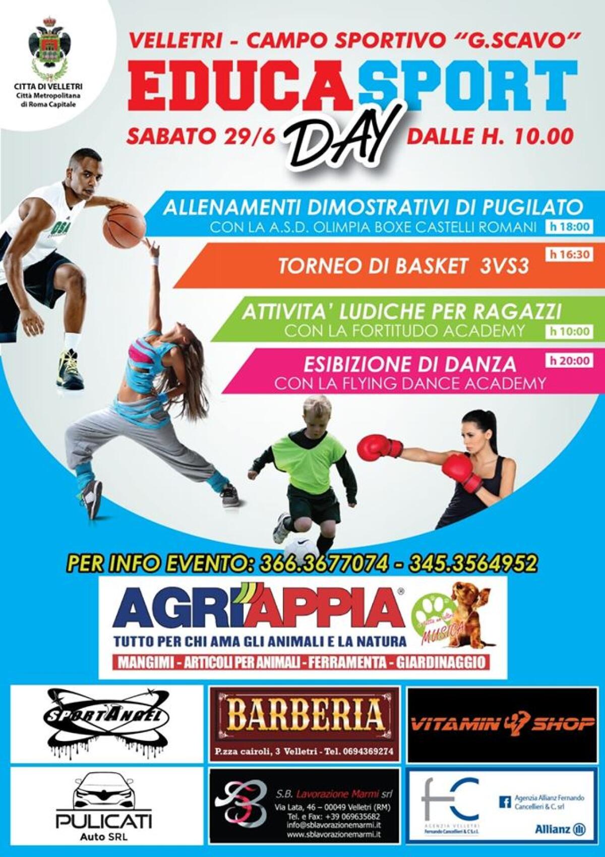 A Velletri Educasport, una giornata per adulti e ragazzi - 
