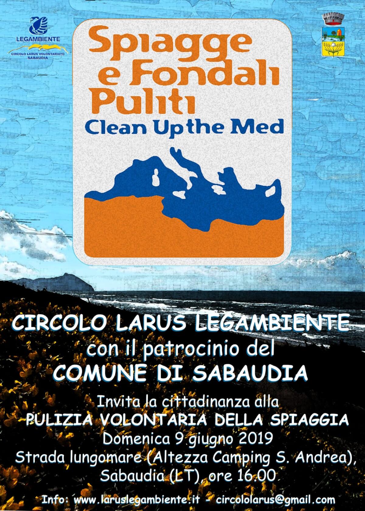“Spiagge e Fondali puliti”: domenica 9 giugno a Sabaudia torna l’iniziativa di Legambiente. - 