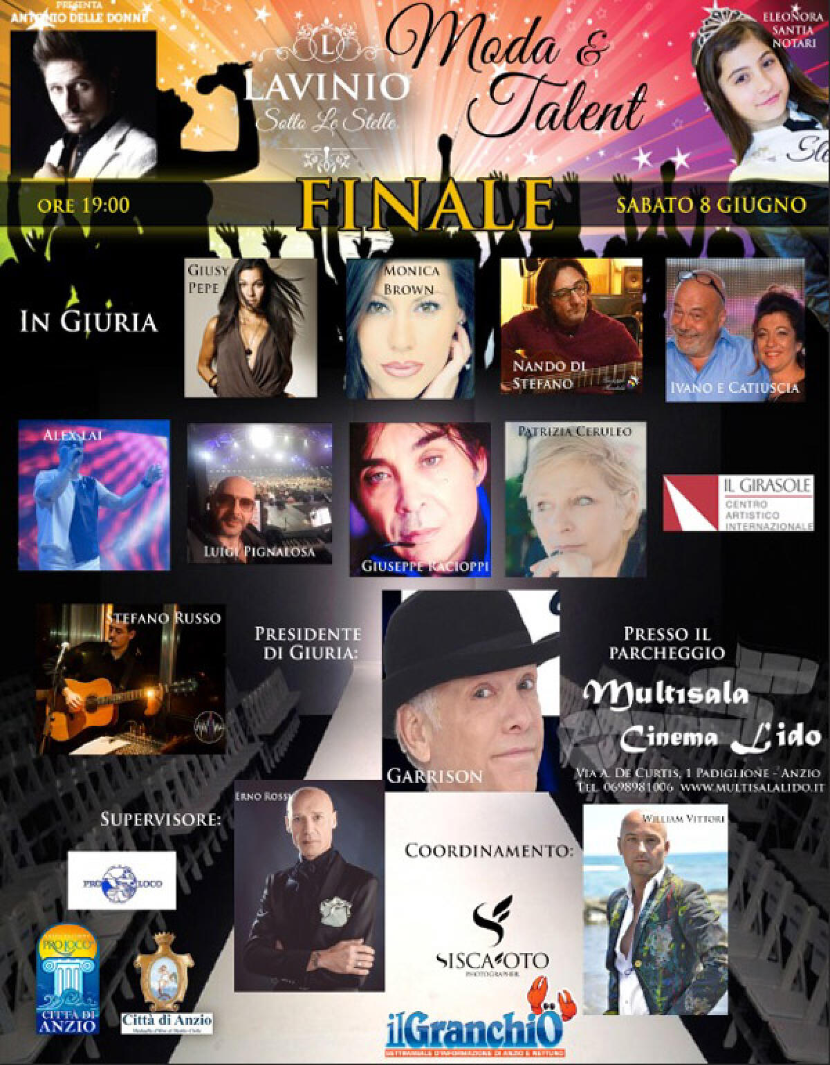 Sabato 8 giugno la finale del talent dell’associazione “Lavinio Sotto le Stelle”. - 