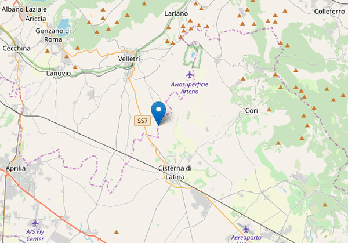 Avvertita una lieve scossa di terremoto, epicentro a Cisterna. - 