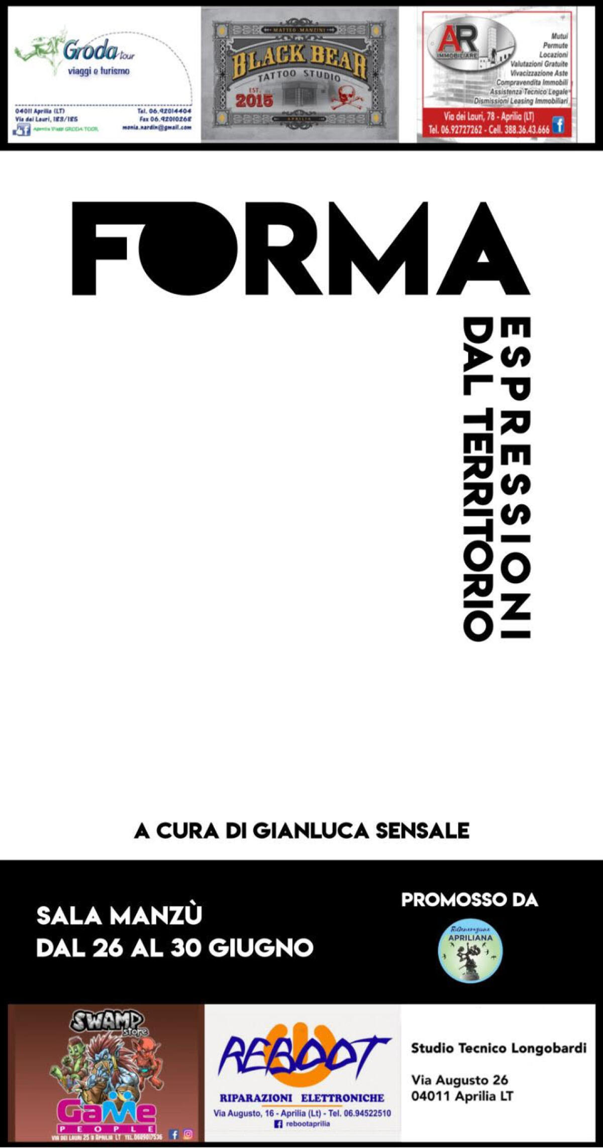 Aprilia - Presentata la mostra artistica "Forma" - 