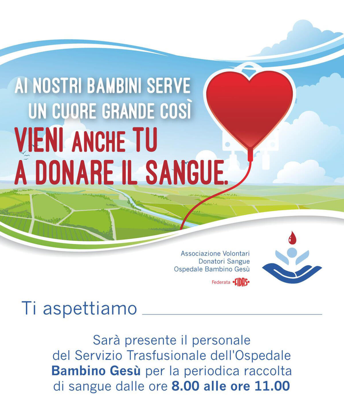 "Vieni a donare il sangue": questa mattina raccolta alla parrocchia di Campoleone . - 