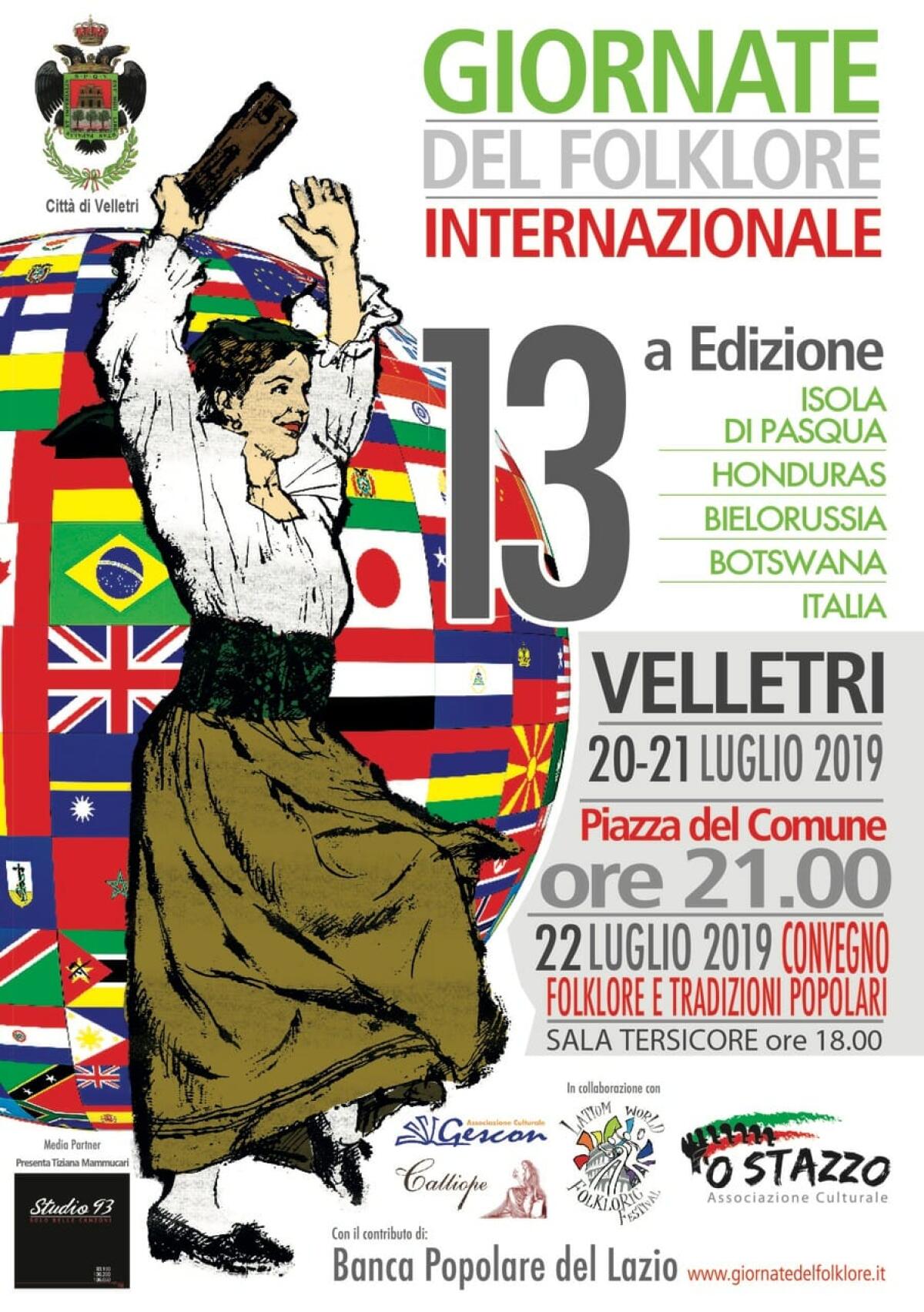 Pace e fratellanza tra i popoli: a Velletri la 13esima edizione delle "Giornate del Folklore Internazionale". - 