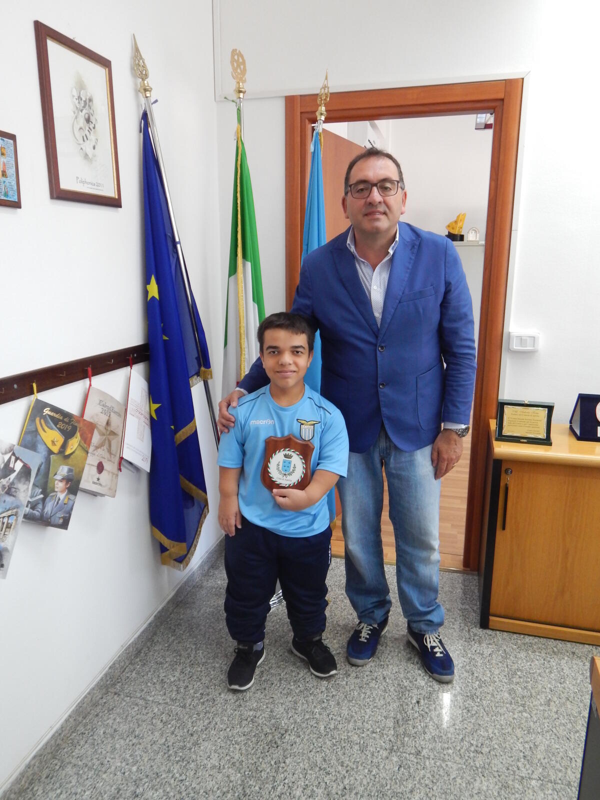 Giovani campioni apriliani: ricevuti dal Sindaco gli atleti Rinaldi, Ruggeri e Bey - 