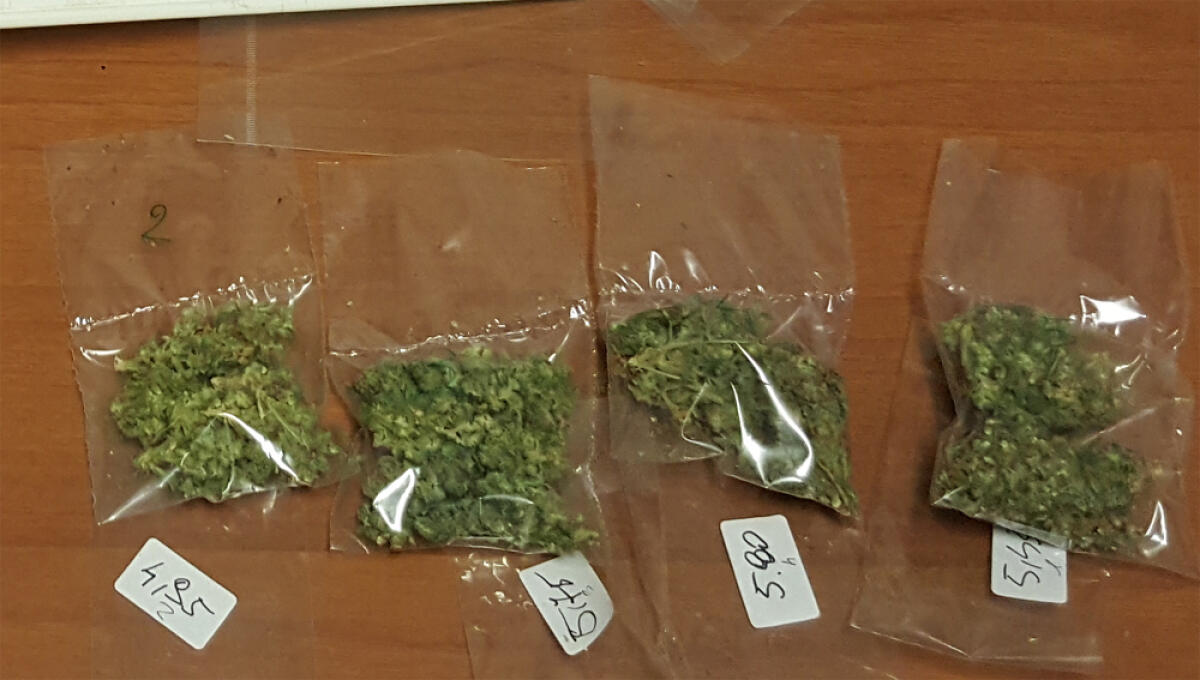 Tenta di disfarsi del marsupio che conteneva 18 dosi di marijuana, 20enne denunciato - 