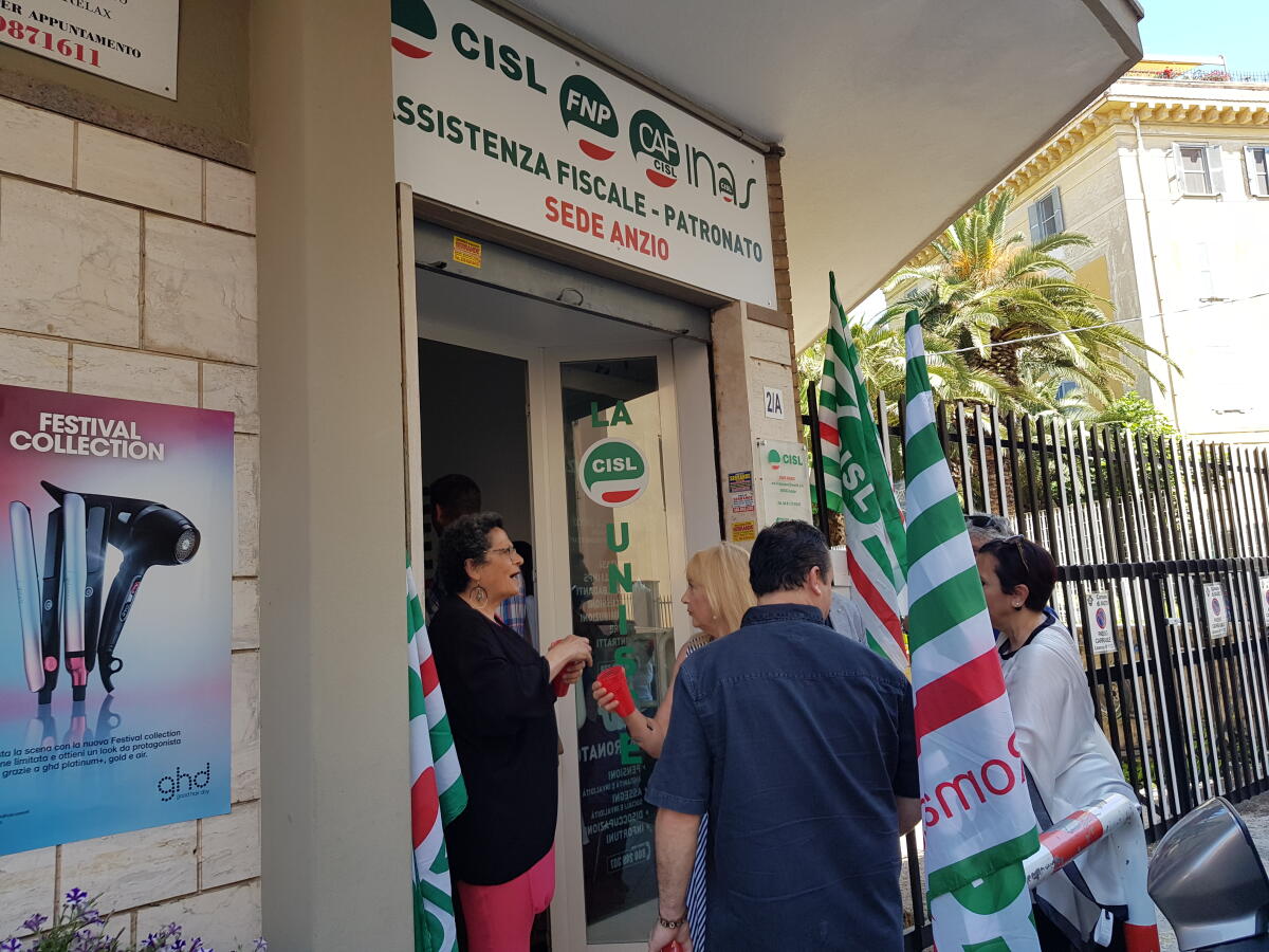 Inaugurata la nuova sede Cisl di Anzio, ospitata nei locali di Via Breschi. - 