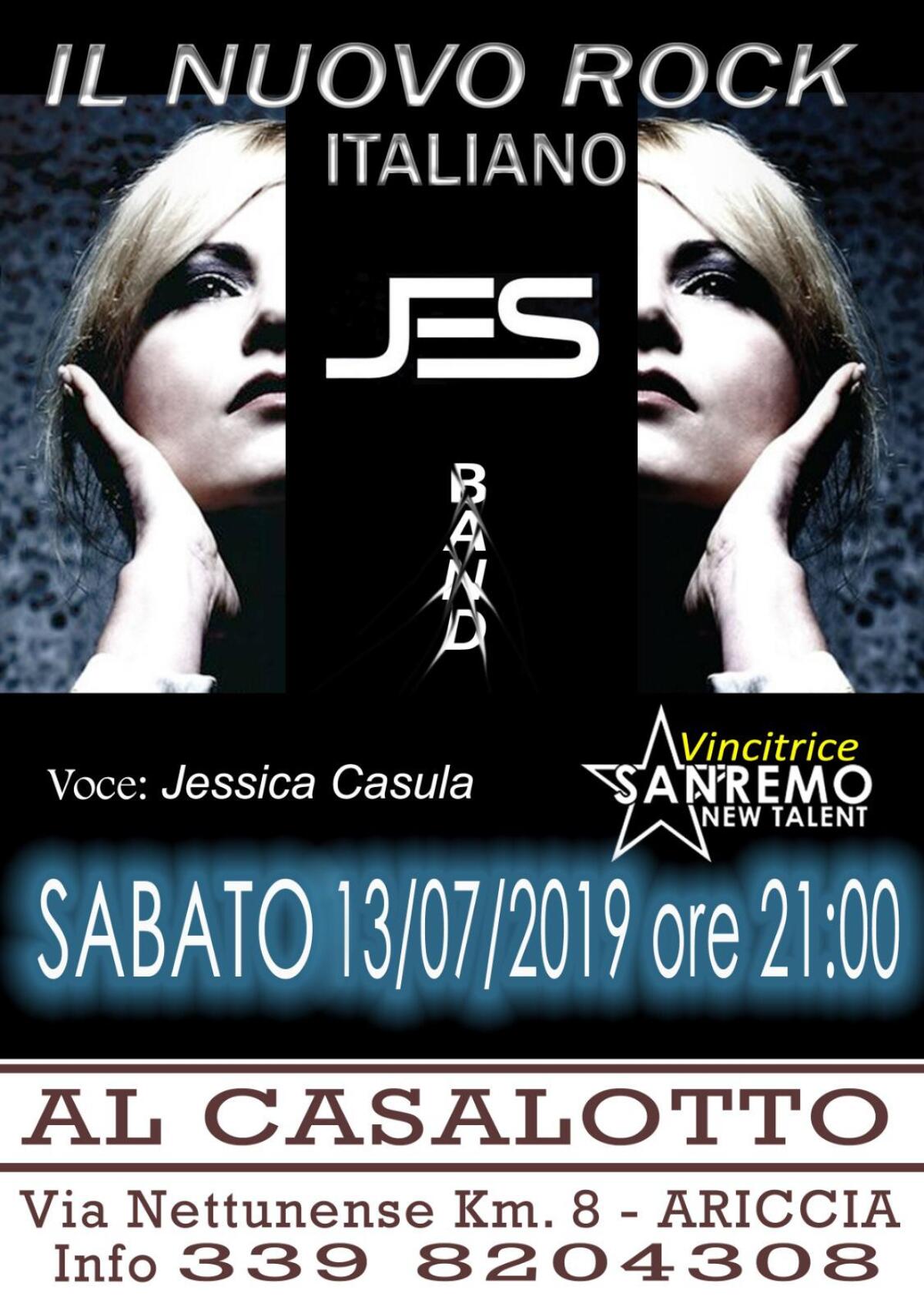 Il Rock di Jessica Casula al “Casalotto”, il locale artistico di Stefano D’Orazio, ai Castelli Romani. - 