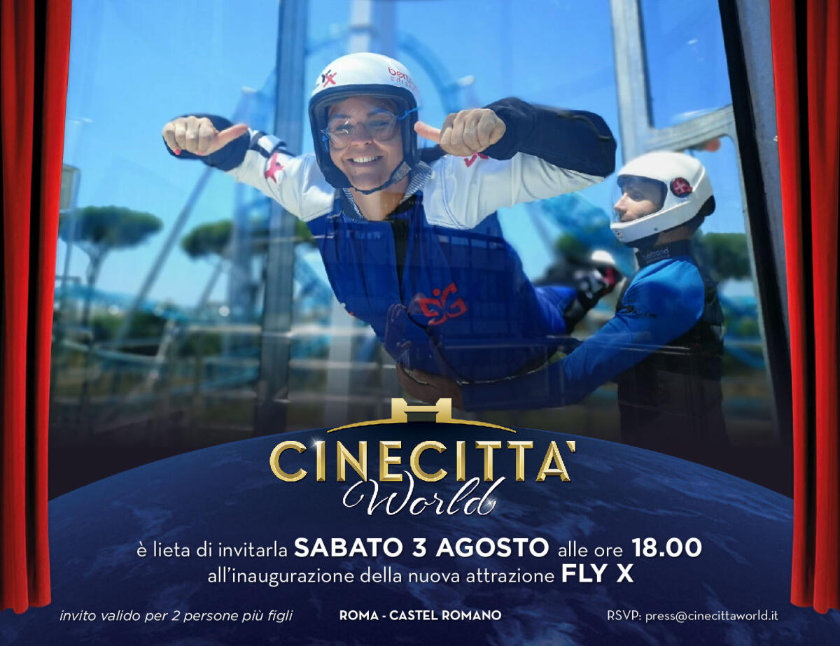 "Fly X": al Cinecittà World diventi paracadutista per un giorno! - 