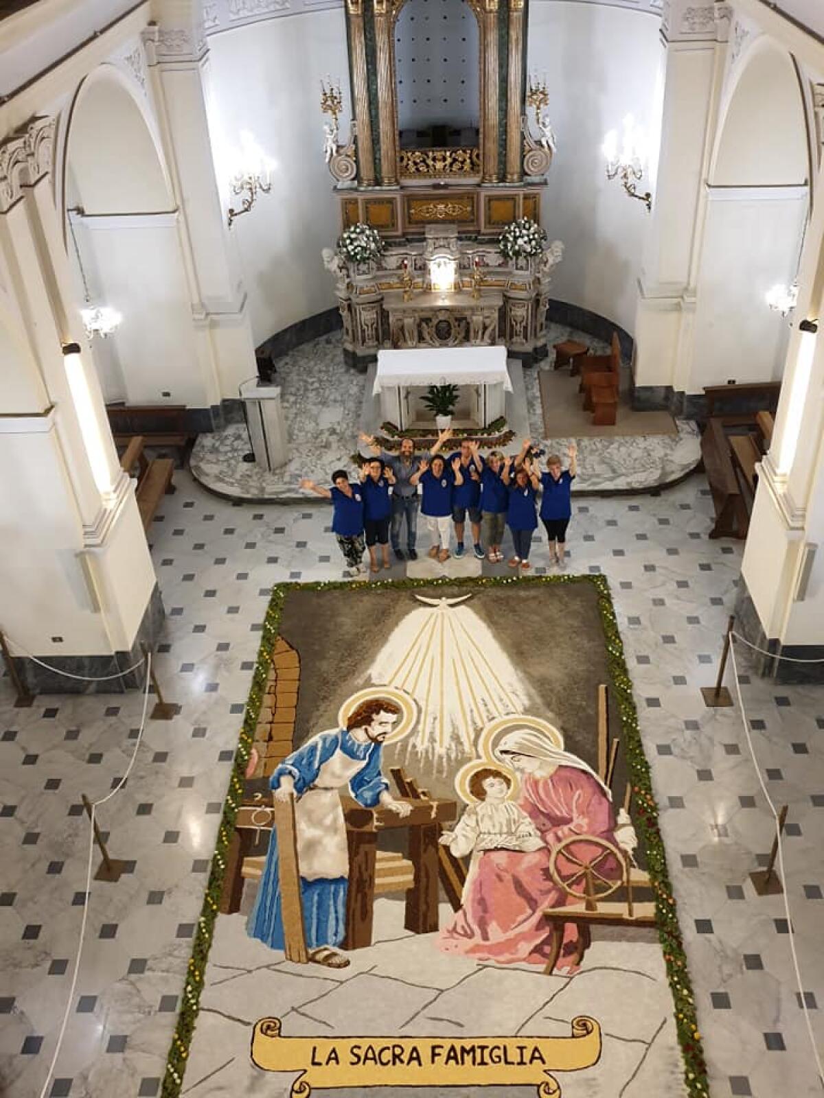 Gli infioratori di Aprilia a Scafati per una nuova opera d'arte - 