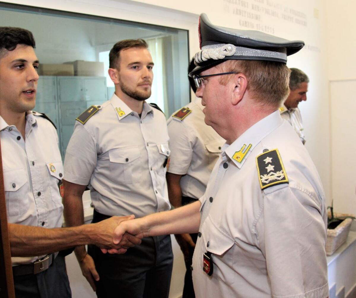 Visita in provincia di Latina del Comandante Regionale Lazio della Guardia di Finanza. - 