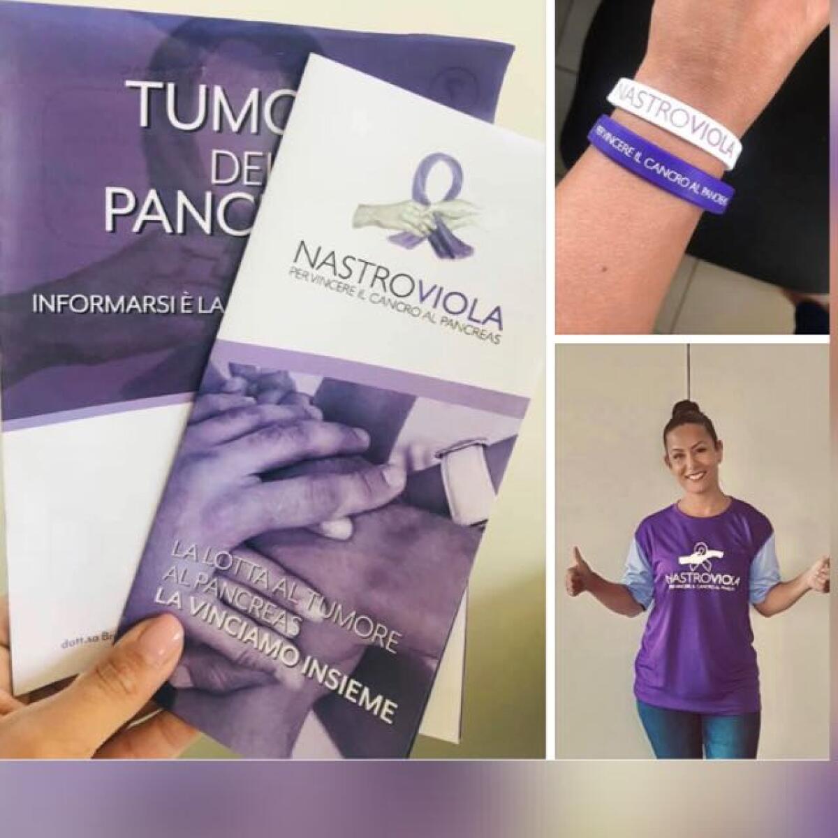 Nastro Viola ad Aprilia per la prevenzione del tumore al pancreas - 