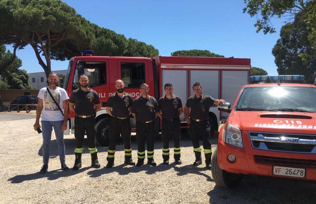 Attivato per l'estate il presidio dei  Vigili del Fuoco sul territorio comunale di Sabaudia. - 